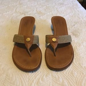 Eric Javits kitten heel sandals